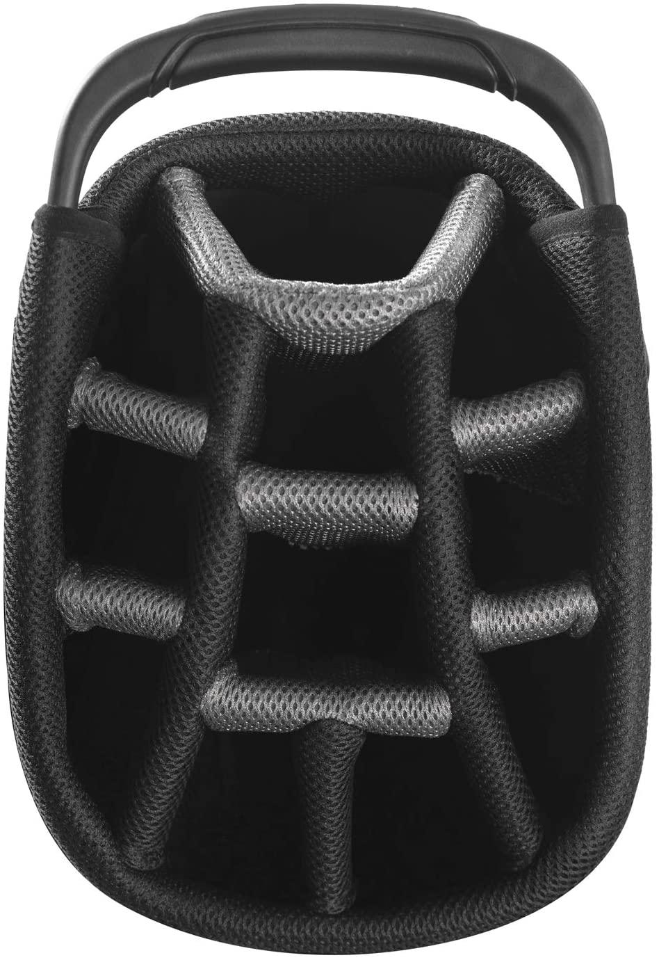 Izzo Golf Izzo Ultra-Lite Stand Golf Bag With Exclusive Features, Black/Gray/Red