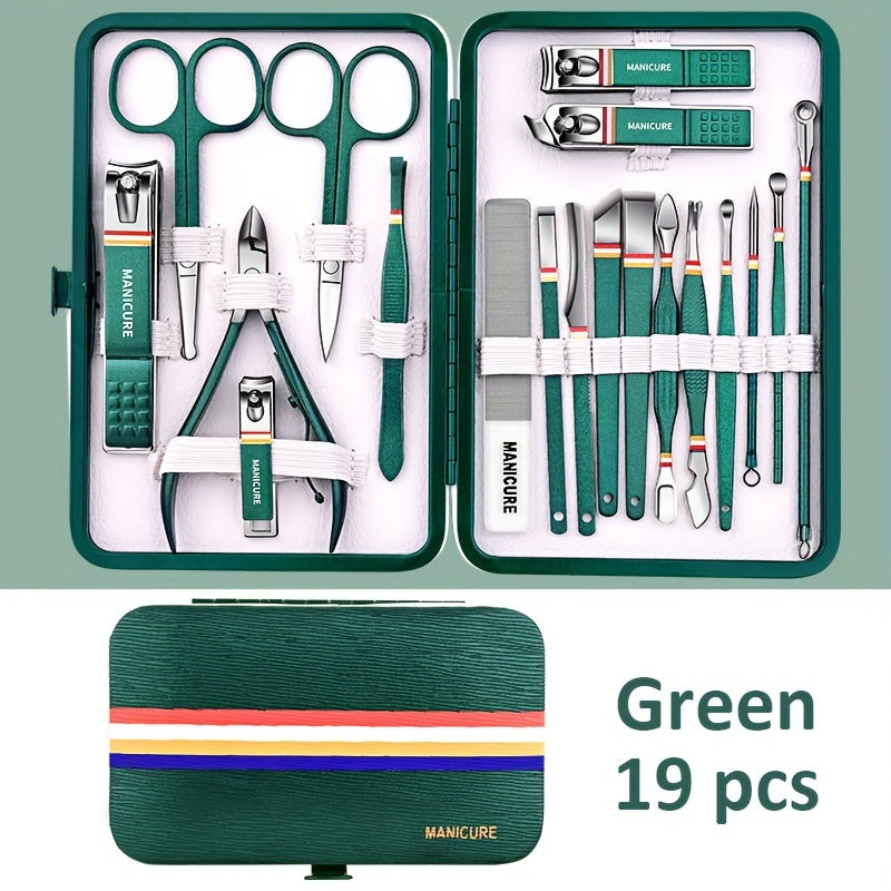 Manicure Set,  Steel Toe Finger Nail Clipper Nail Files Nail Cutter, Personal Care Tools, For Men Women