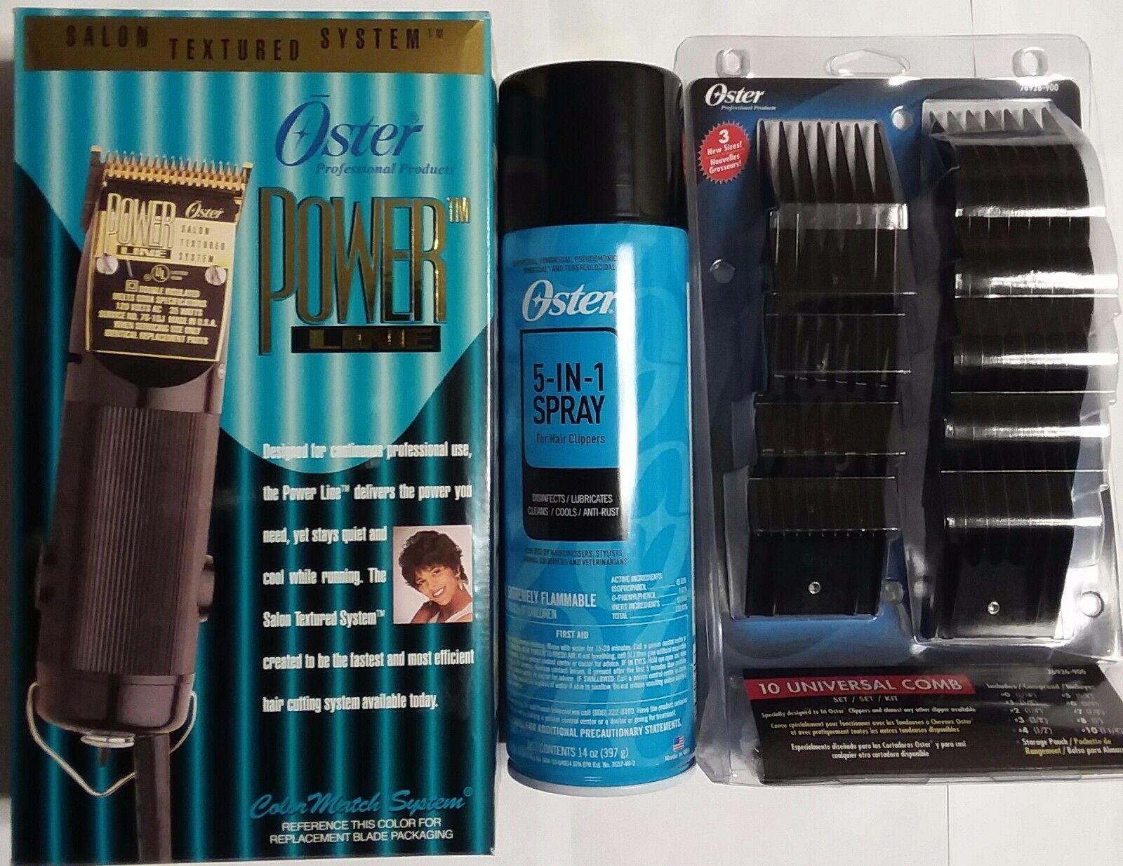 Oster Power Line Clipper Universal Motor With Golden #00000 Blade Hair Cutting
