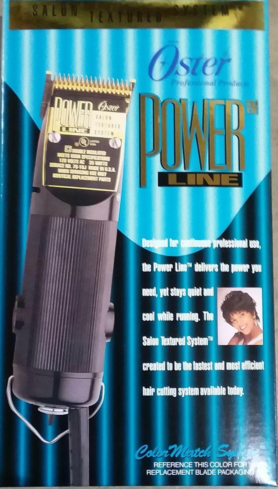 Oster Power Line Clipper Universal Motor With Golden #00000 Blade Hair Cutting