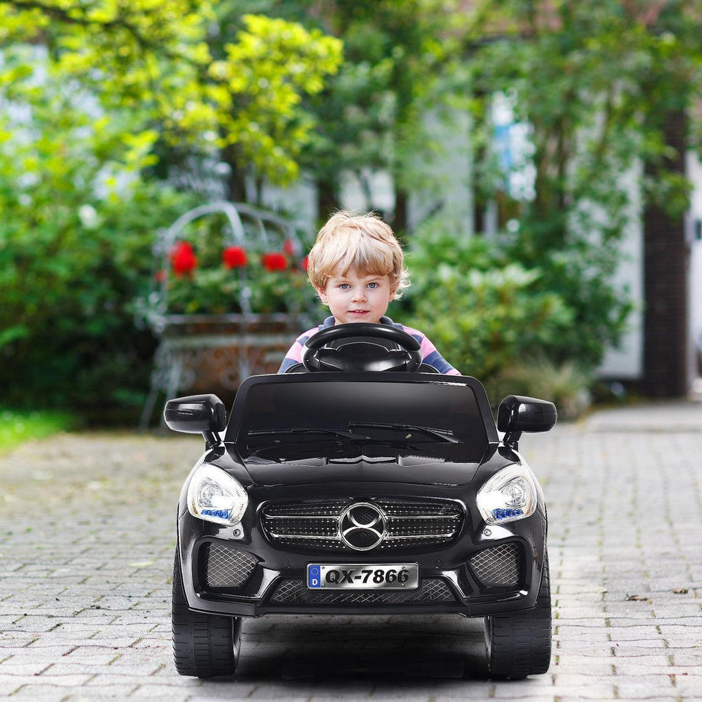 Goplus 6V Kids Ride On Car RC Remote Control Battery Powered w/ LED Lights MP3 Black