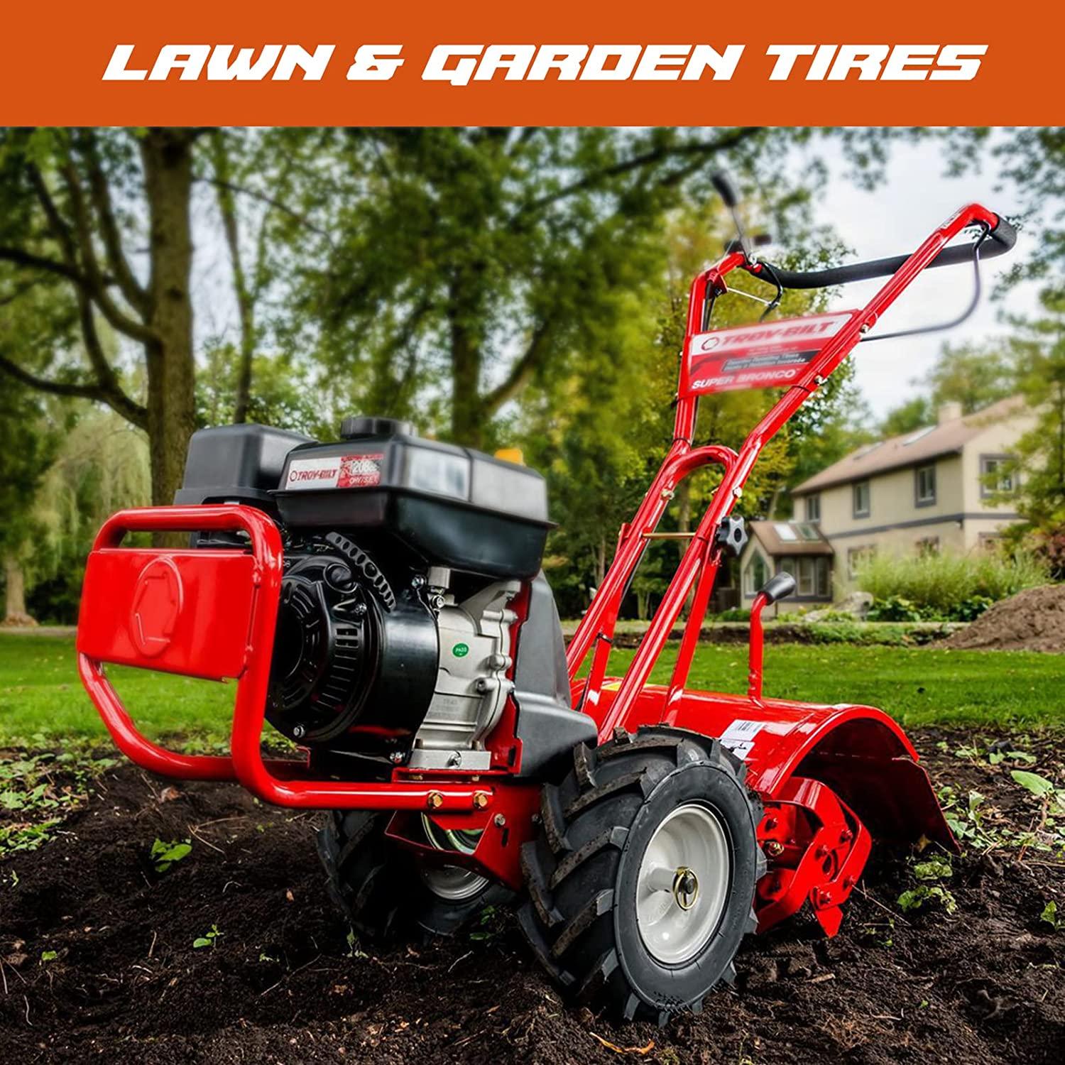 HALBERD Set of 2 20x10.00-8 Lawn Mower Tires 4PR Tractor Tires Great Traction for Garden Tractors Riding Mower Golf Cart Excavators