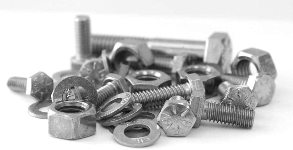 7700 Piece Metric ZINC Plated 8.8 COARSE Thread Hardware ONLY Assortment. M6-M20