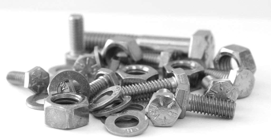 7700 Piece Metric ZINC Plated 8.8 COARSE Thread Hardware ONLY Assortment. M6-M20