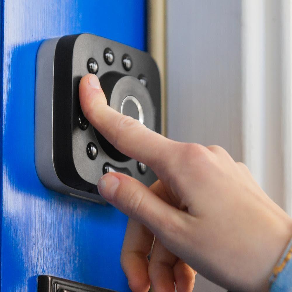 U-Bolt Pro 6-in-1 Bluetooth Enabled Fingerprint and Keypad Smart Lock Deadbolt Plus BridWiFi Adapter