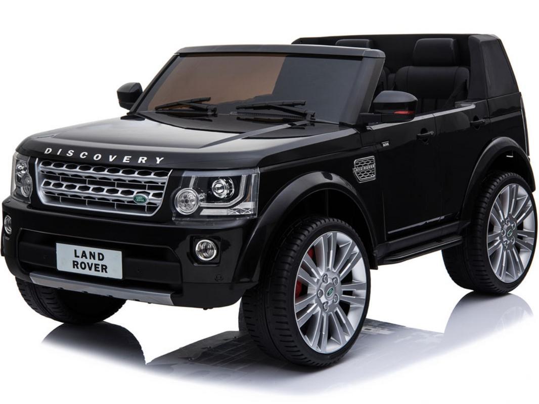 Land Rover Discovery 12v Kids Battery Powered Car 2 Seater Black (2.4ghz RC)