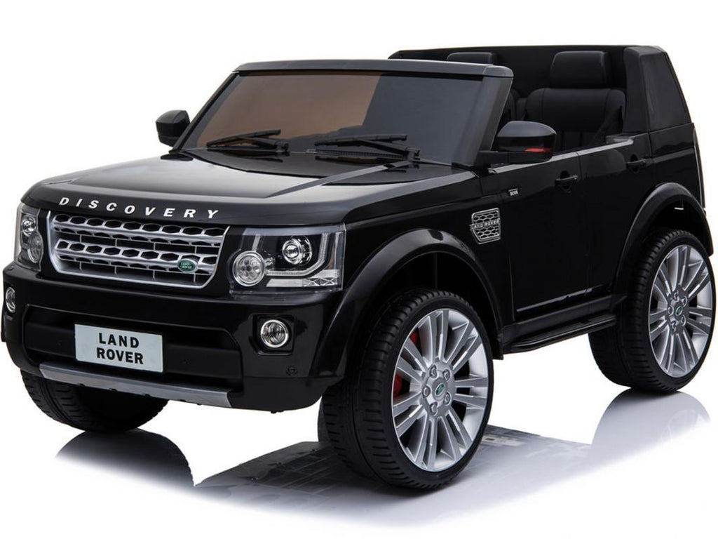 Land Rover Discovery 12v Kids Battery Powered Car 2 Seater Black (2.4ghz RC)