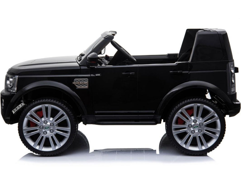 Land Rover Discovery 12v Kids Battery Powered Car 2 Seater Black (2.4ghz RC)