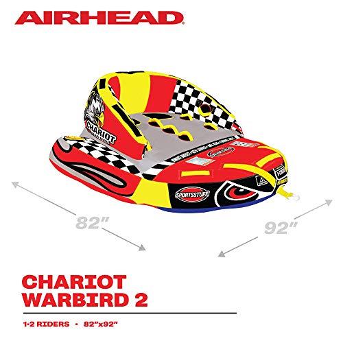 Sportsstuff Chariot Warbird &amp; Booster Ball Combo | 1-2 Rider Towable Tube for Boating