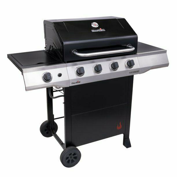 Performance 4-Burner Liquid Propane Gas Grill (LP) Cart-Style Outdoor