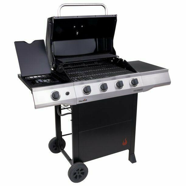 Performance 4-Burner Liquid Propane Gas Grill (LP) Cart-Style Outdoor