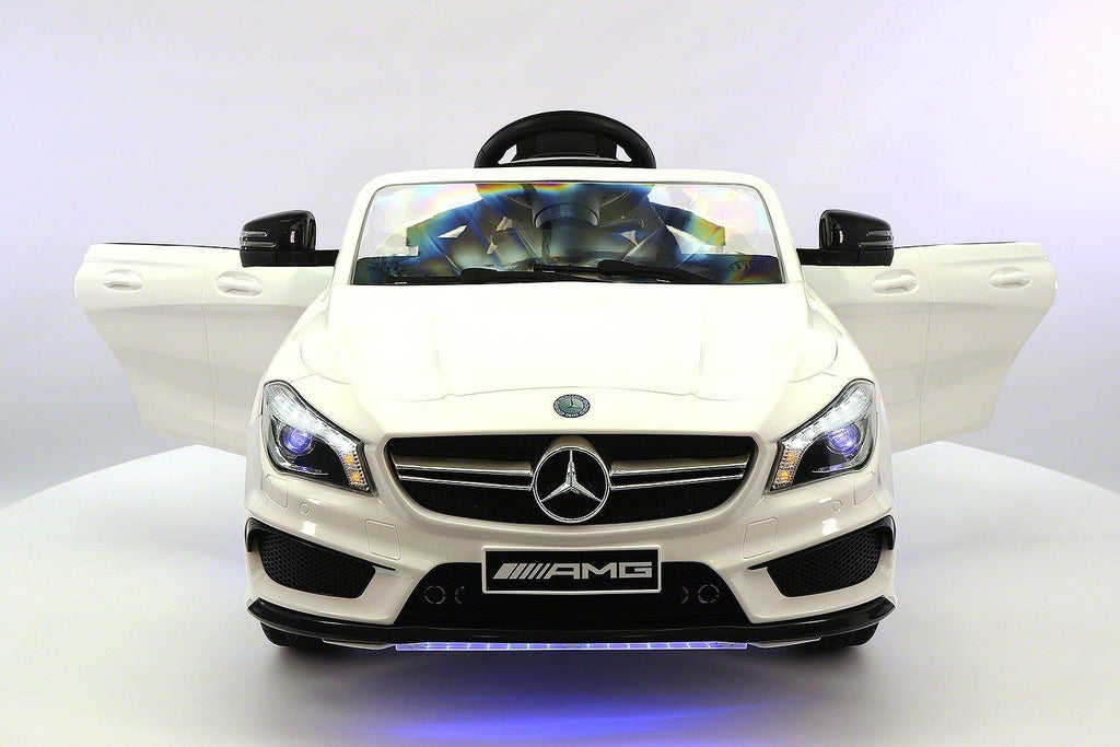 Mercedes CLA45 12V Kids Ride-On Car with R/C Parental Remote | White