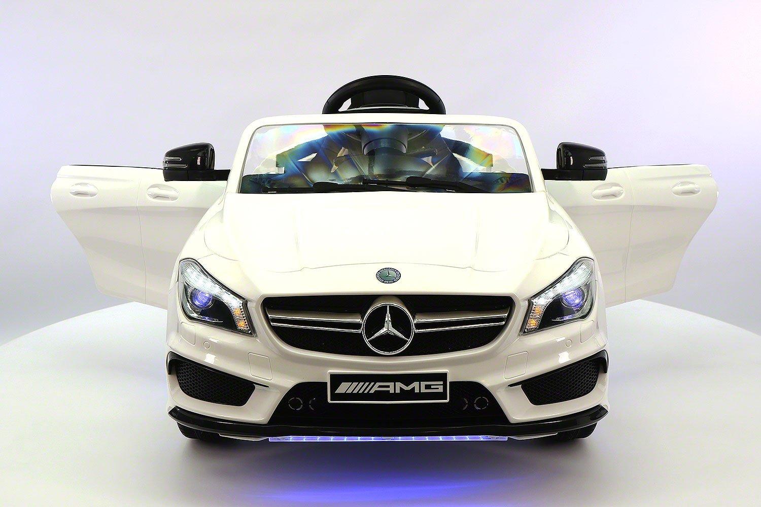 Mercedes CLA45 12V Kids Ride-On Car with R/C Parental Remote | White