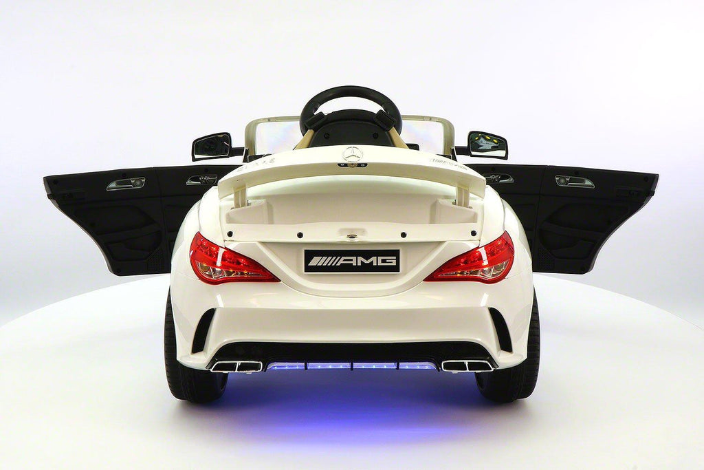 Mercedes CLA45 12V Kids Ride-On Car with R/C Parental Remote | White
