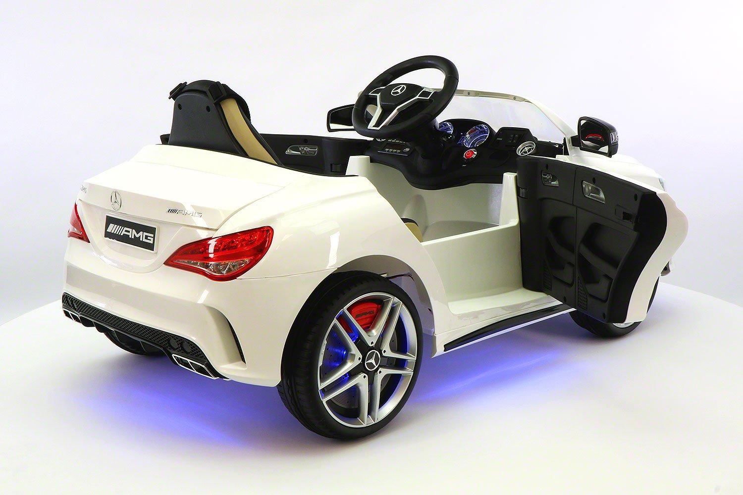 Mercedes CLA45 12V Kids Ride-On Car with R/C Parental Remote | White