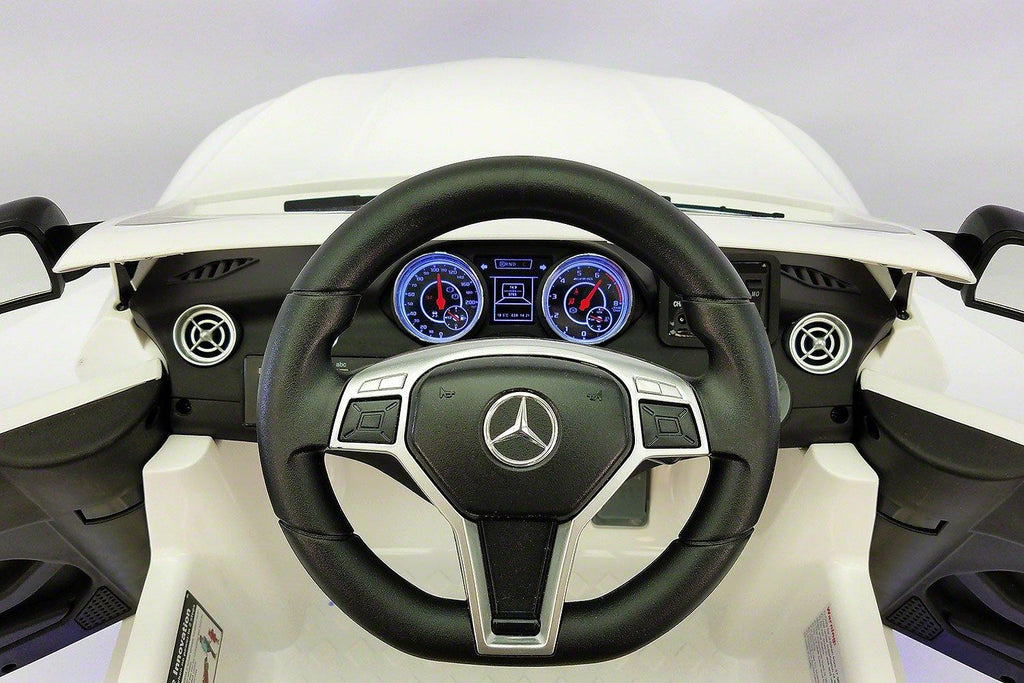 Mercedes CLA45 12V Kids Ride-On Car with R/C Parental Remote | White