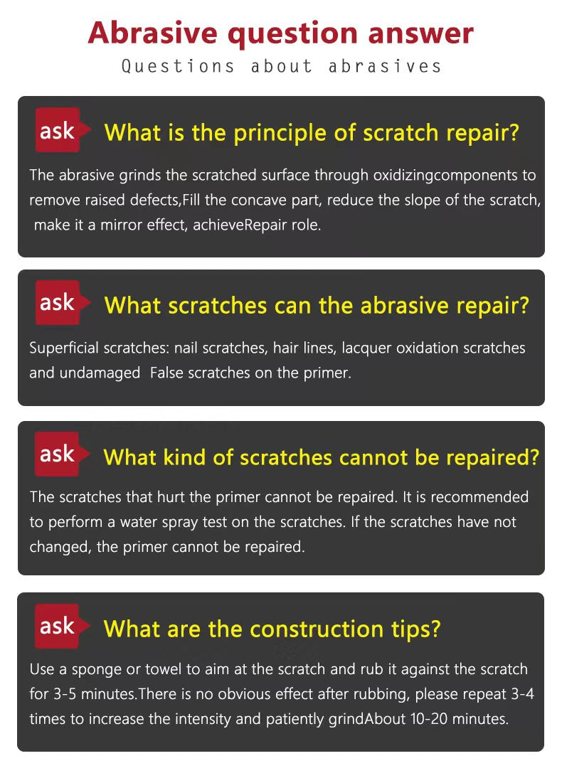 Eliminate Car Scratches Instantly With Abrasive Repair Cloth
