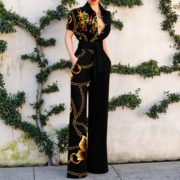 Fashion Art Print Women's Jumpsuit