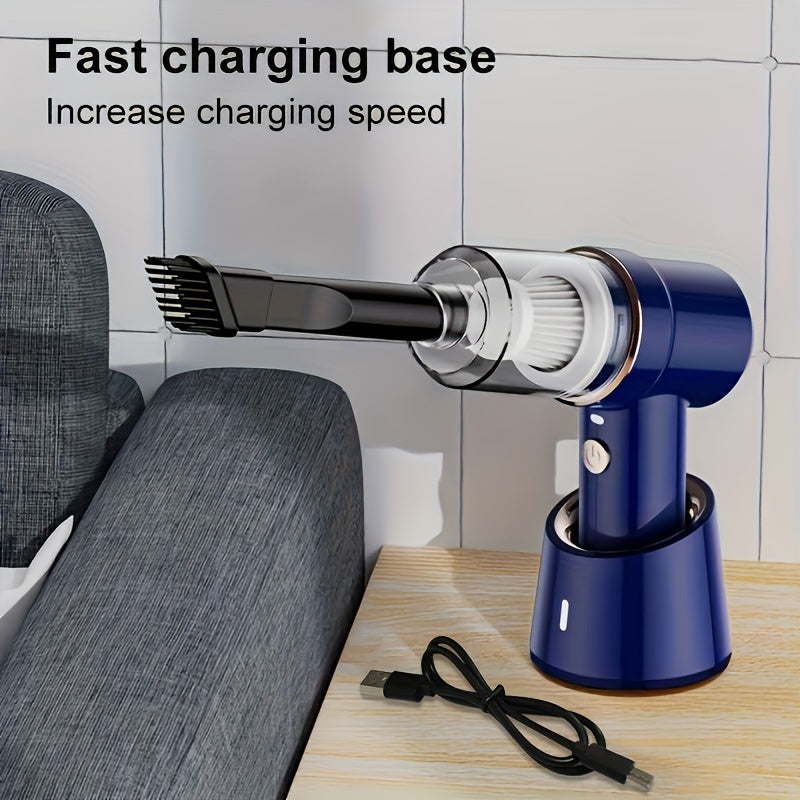 2-in-1 Suction Blowing Dual-purpose Wireless Car Vacuum Cleaner With -in Charging Base Portable Handheld Electric Cleaning Vacuum Cleaner