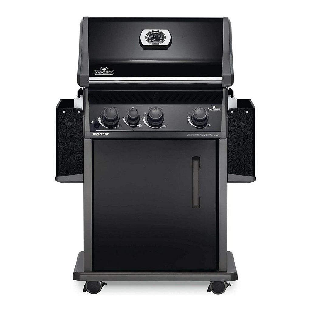 Rogue XT 425 51000 BTU Propane Gas Grill w/Side Infrared Burner, Black
