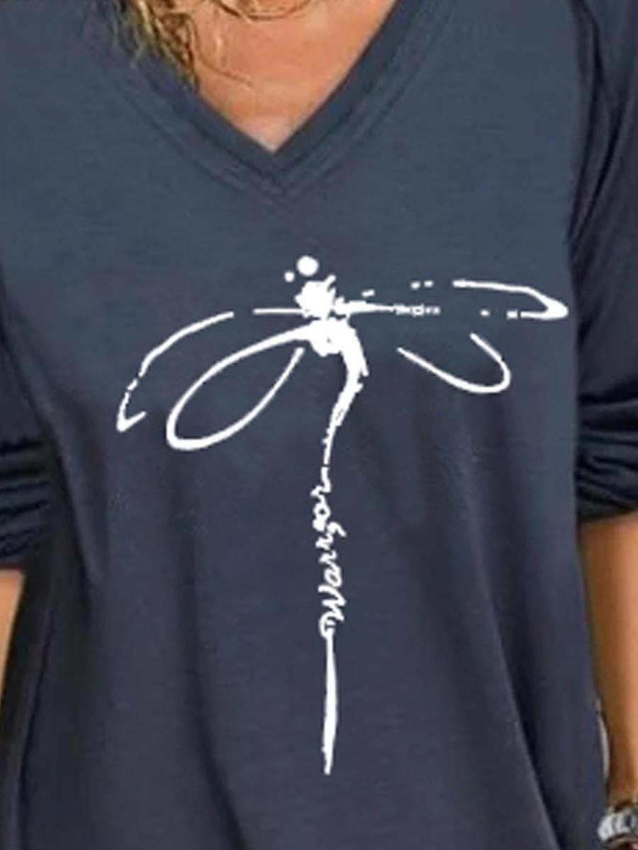 Animal Casual Cotton-Blend T-shirt