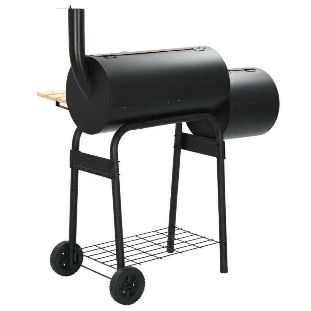 Heavy Duty Outdoor BBQ Grill Charcoal Barbecue Pit Picnic Camping Cooker Smoker