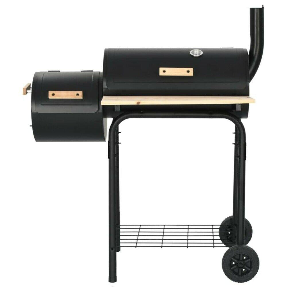 Heavy Duty Outdoor BBQ Grill Charcoal Barbecue Pit Picnic Camping Cooker Smoker