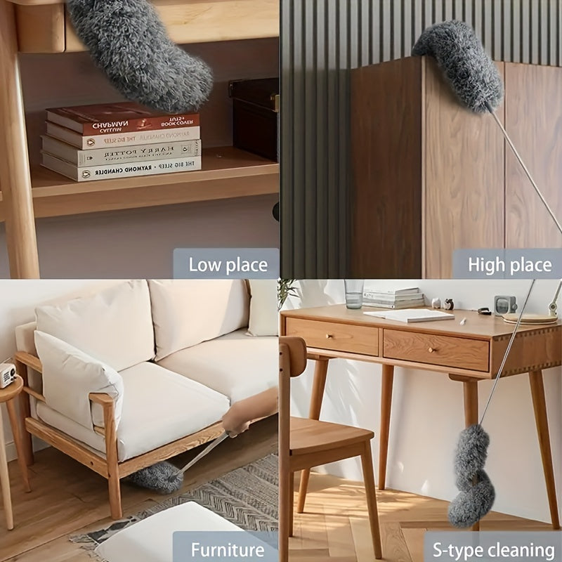 Retractable Duster For Home Living Room Bedroom, Home Cleaning Tool, Household Accessories