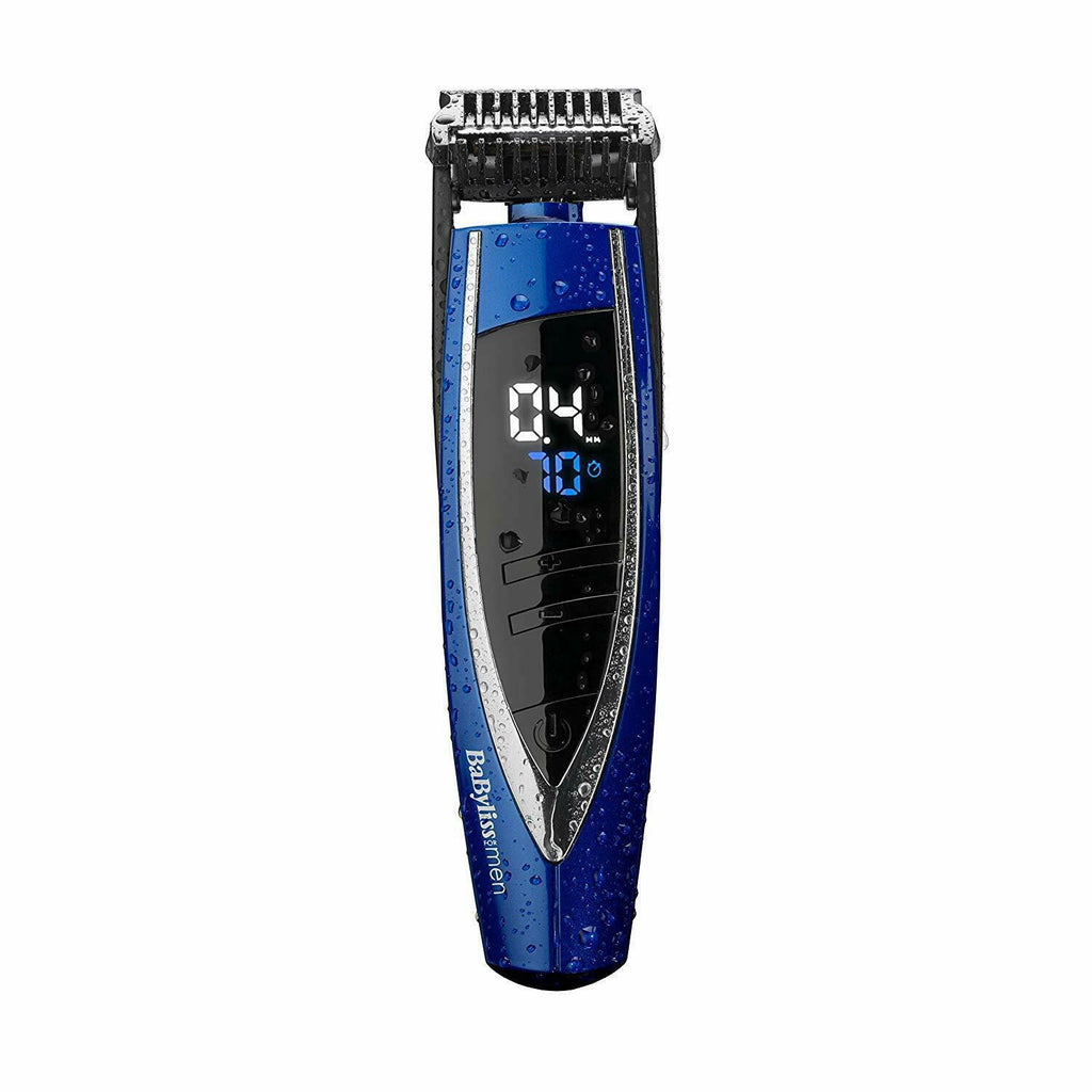 Beard Stubble Trimmer BaByliss for Men Super Stubble XTP Waterproof LED Display