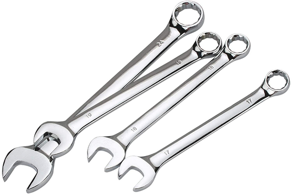 xianggujie 6-32mm Open End Combination Wrench Chrome Vanadium Opened Ring Combo Spanner Household Car Repair Hand Tools (Size : Above All(6 32mm))