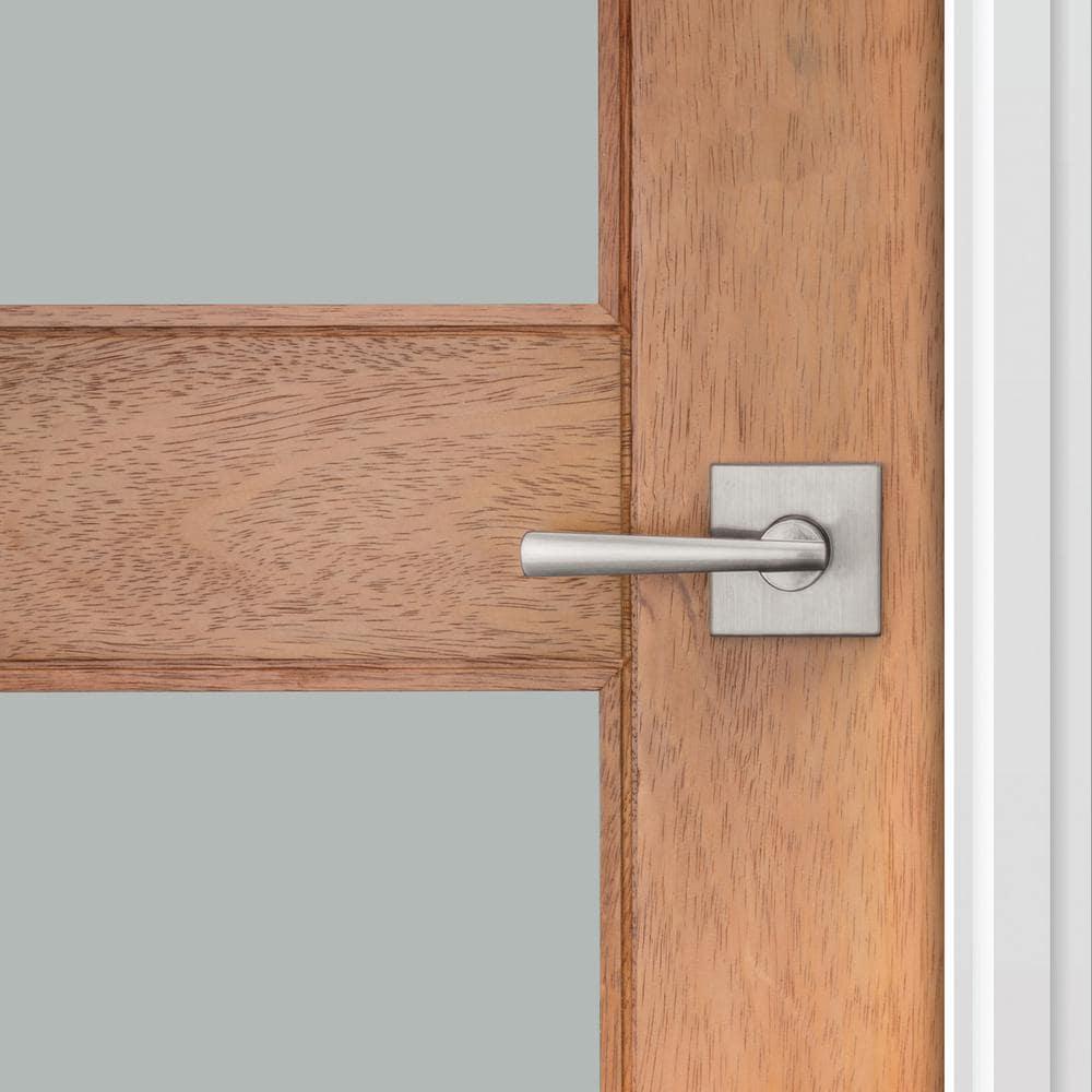 PrestiSpyglass Satin Nickel Hall/Closet Door Lever