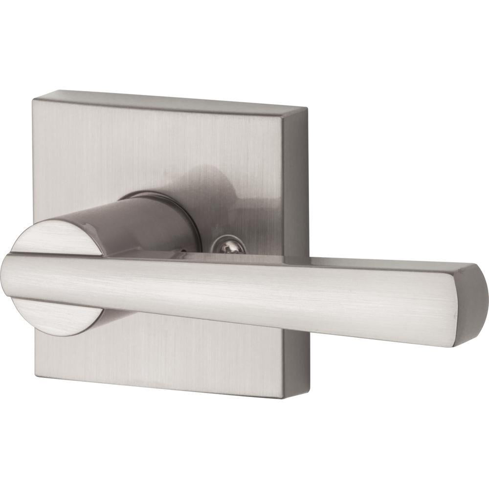 PrestiSpyglass Satin Nickel Hall/Closet Door Lever