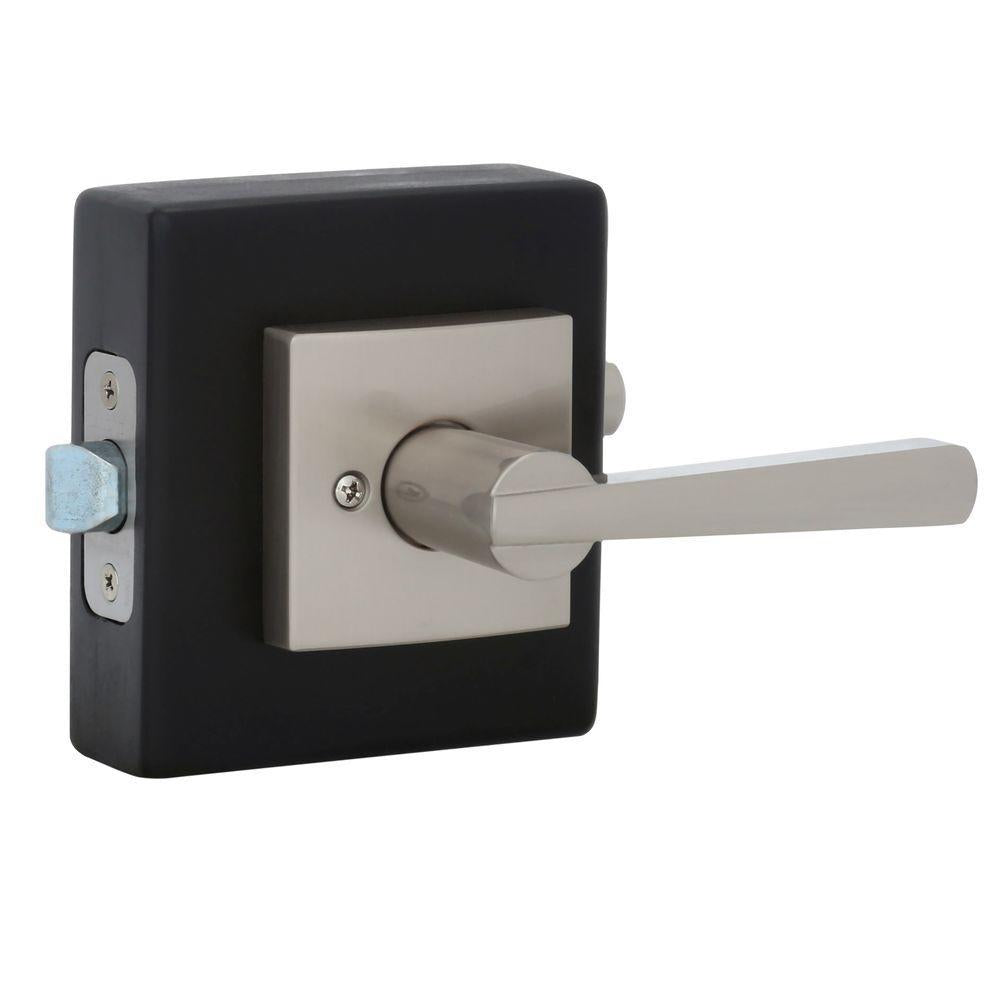 PrestiSpyglass Satin Nickel Hall/Closet Door Lever