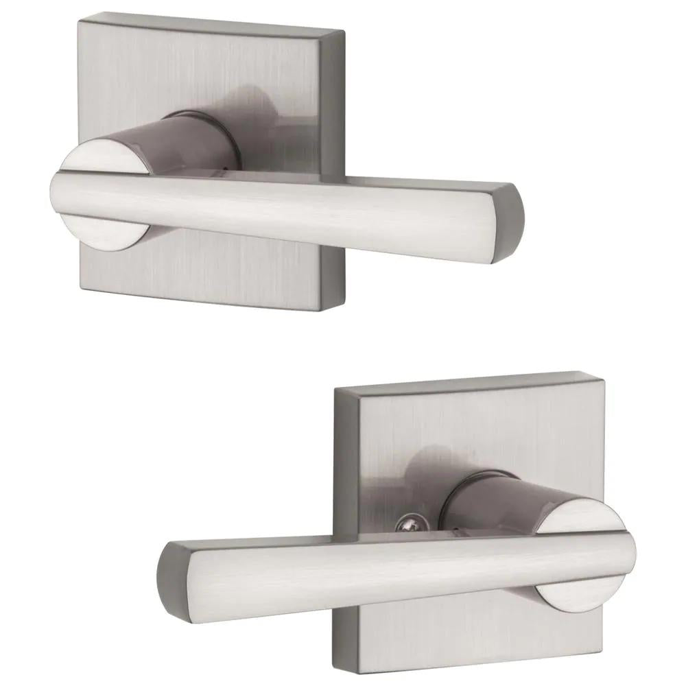 PrestiSpyglass Satin Nickel Hall/Closet Door Lever
