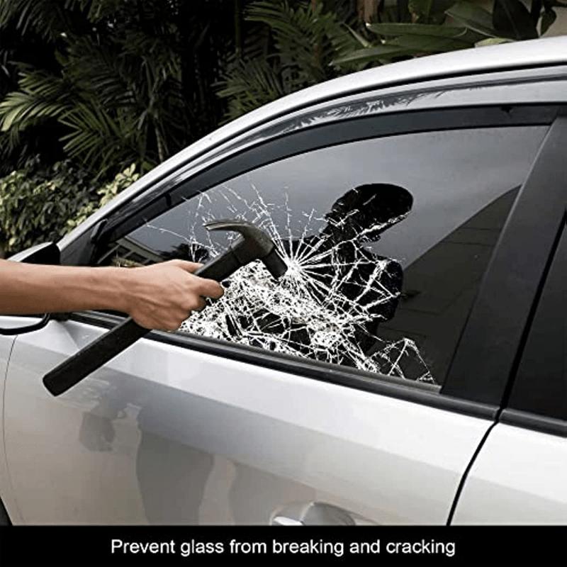 Car Window Tint Film For Car, Sun Shade Roll 15% VLT Black Universal Fit 20''x20Ft Roll Sunlight Heat UV Block And Scratch Resistant Car Accessories