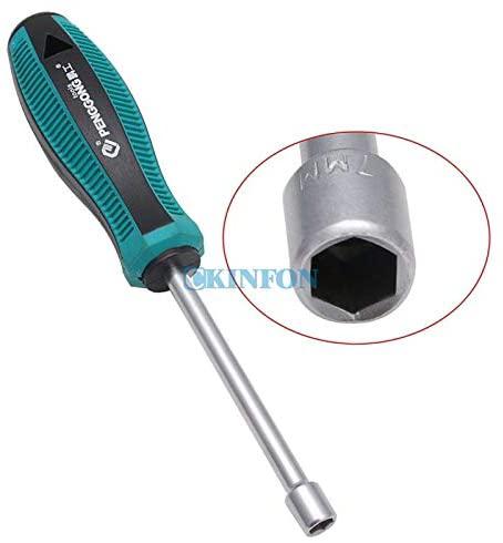 Screwdriver DHL 5Set15PCS 3-14mm Metal Socket Driver Hex Nut Key Wrench Screwdriver Nutdriver Hand Tool