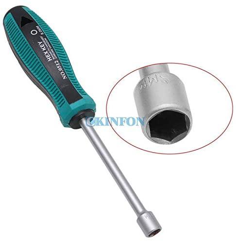 Screwdriver DHL 5Set15PCS 3-14mm Metal Socket Driver Hex Nut Key Wrench Screwdriver Nutdriver Hand Tool