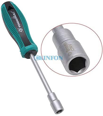 Screwdriver DHL 5Set15PCS 3-14mm Metal Socket Driver Hex Nut Key Wrench Screwdriver Nutdriver Hand Tool