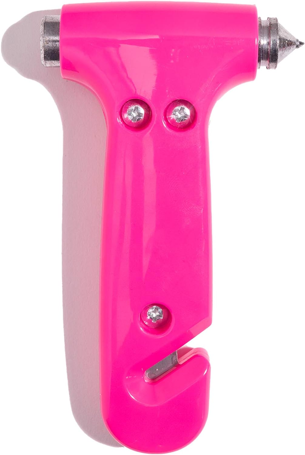 Super-Cute Safety Hammer - Emergency Automotive Escape Hammer Tool, Seat Belt Cutter &amp; Car Window Break Tool - Pink, 1 Count
