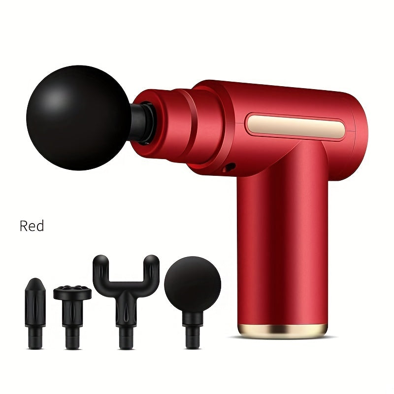 MassaGun, Deep Tissue Muscle Handheld Percussion Massager For Body, Back And Neck Relaxation, Compact Elegant  For Women