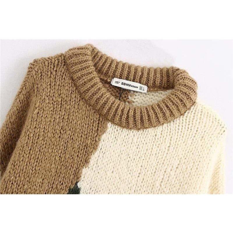 vintage oversized soft knitted sweater