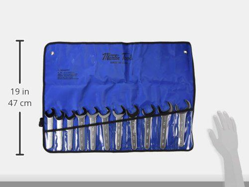 SW11K 11-piece Service Wrench Set, SAE, Chrome finish