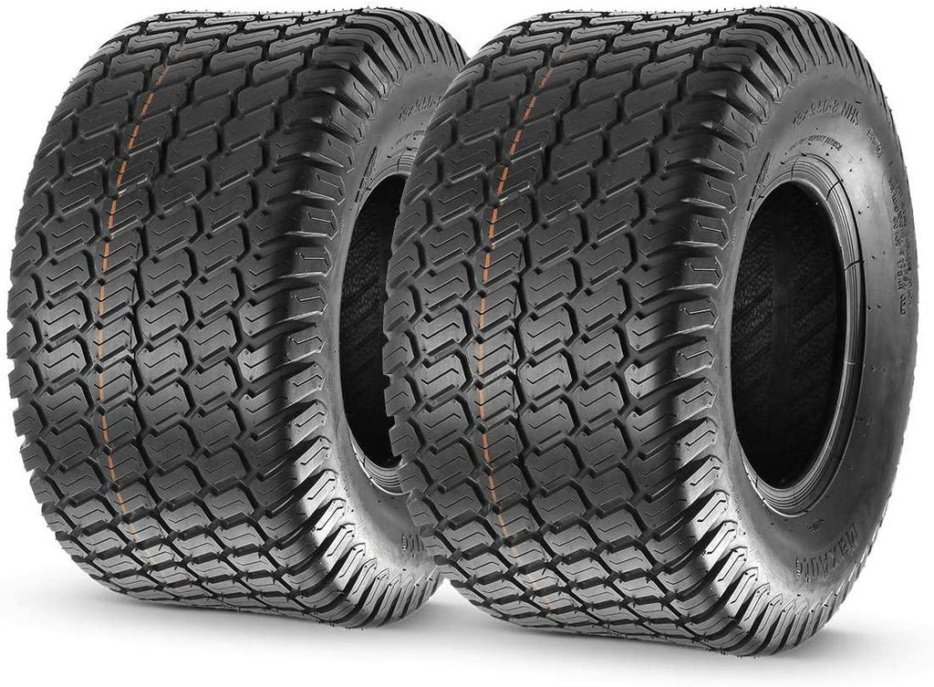 MaxAuto Set of 2 18x9.50-8 18/9.50-8 Lawn & Garden Mower Tractor Turf Tires 4PR