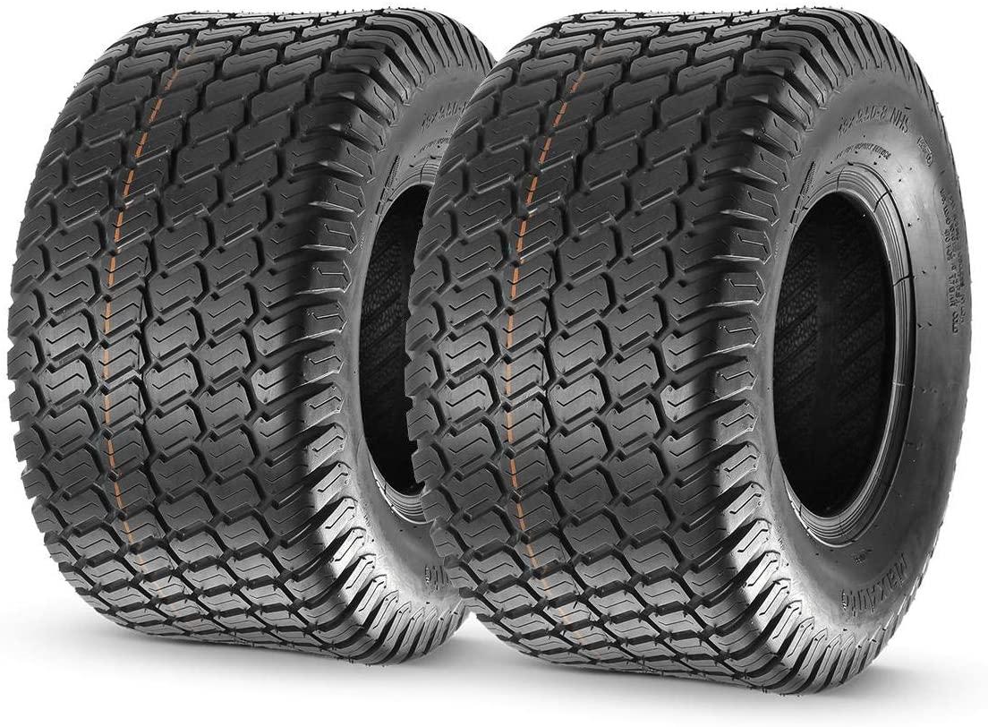 MaxAuto Set of 2 18x9.50-8 18/9.50-8 Lawn & Garden Mower Tractor Turf Tires 4PR