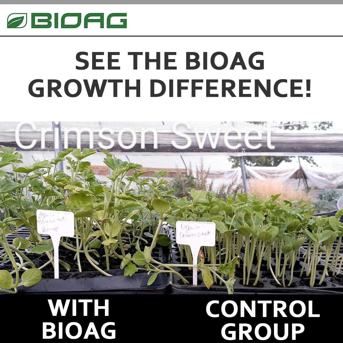 BIOAG Ful-Power Liquid Organic Humic Acid Amendment - Ful-Power Increases Yield in Hydroponics, Soil, Soilless Media - Plant Nutrient (2.5 gal)