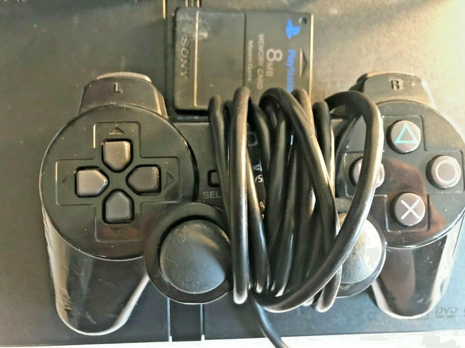PS2 Slim: Black: With 10 Games