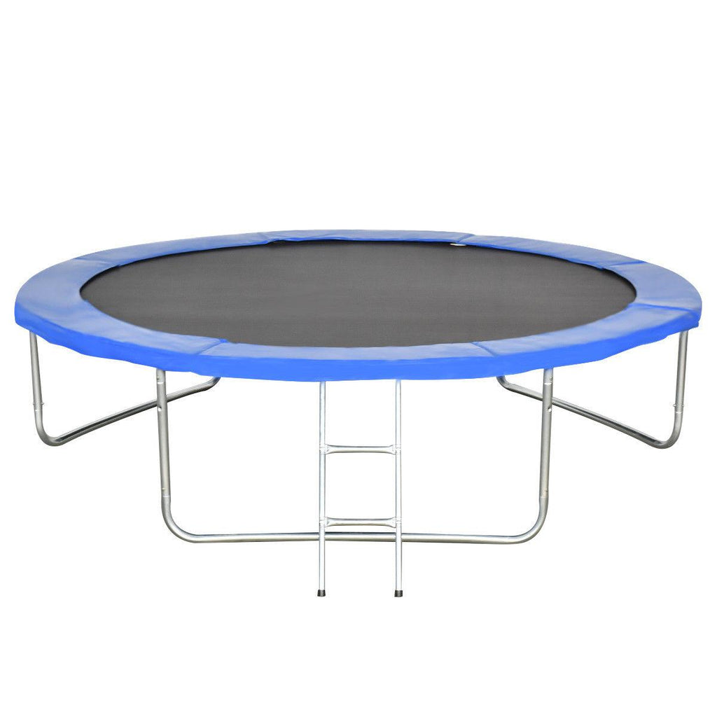 Gymax 10 FT Trampoline Combo Bounce Jump Safety Enclosure Net W/Spring Pad Ladder