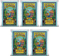 Foxfarm FX14000 Ocean Forest Indoor/Outdoor Garden Potting Soil Bags 6.3-6.8 pH, 1.5 Cubic Feet, 40 pounds for Plants (5 Pack)