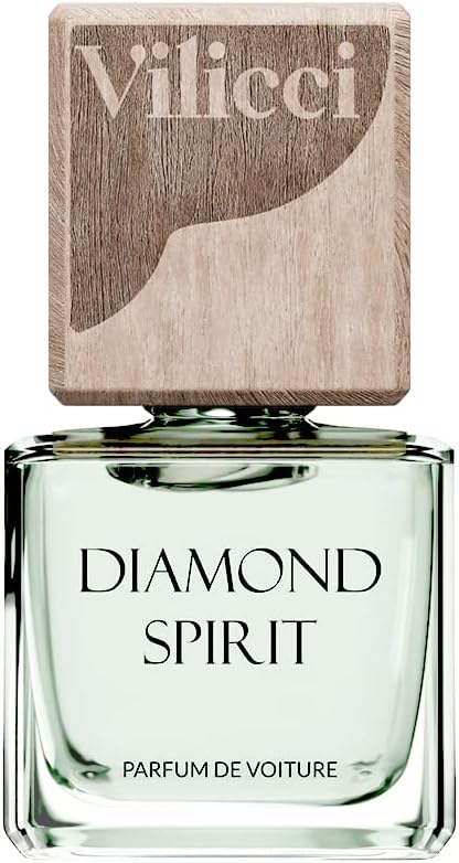 Vilicci Car Air Freshener, Diamond Spirit Scent, Long Lasting Fragrance for Auto and Home, 1 Bottle of Car Perfume