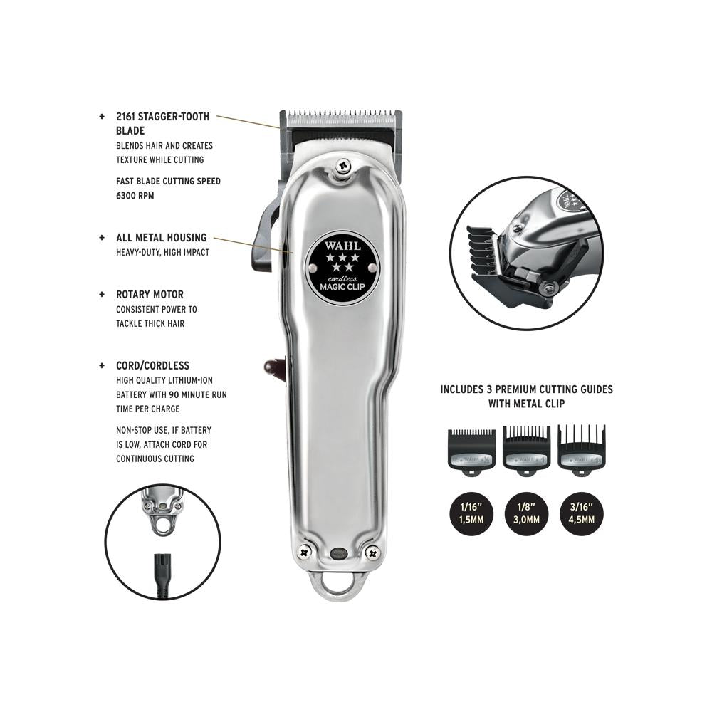WAHL 5-Star Limited Edition  Steel  Clip Cordless